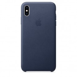  Чохол для iPhone XS Max Leather Case copy /midnight blue/