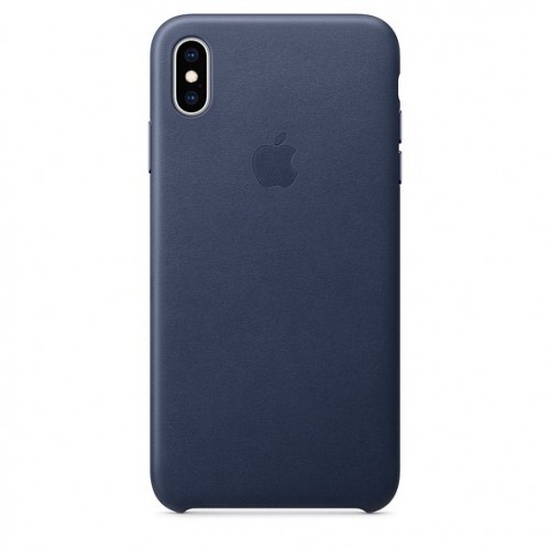  Чохол для iPhone XS Max Leather Case copy /midnight blue/