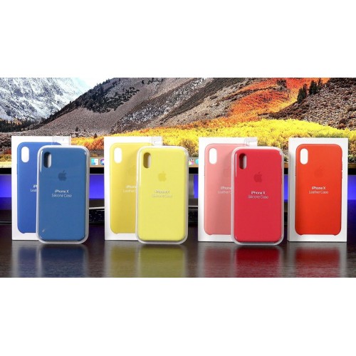  Чохол для iPhone XS Max Leather Case copy /spring yellow/