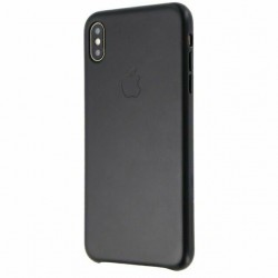  Чохол для iPhone XS Max Leather Case OEM /black/