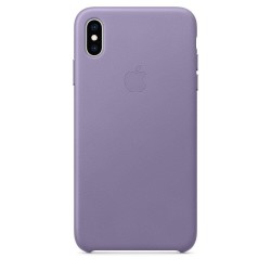  Чохол для iPhone XS Max Leather Case OEM /lilac/