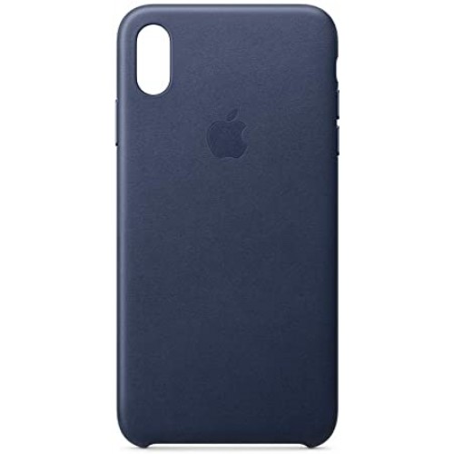  Чохол для iPhone XS Max Leather Case OEM /midnight blue/