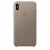  Чохол для iPhone XS Max Leather Case OEM /taupe/