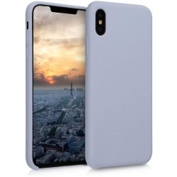  Чохол для iPhone XS Max Silicone Case copy /lavender grey/