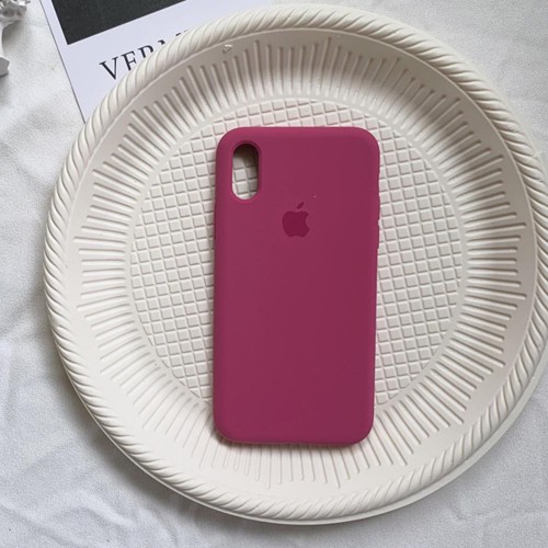  Чохол для iPhone XS Max Silicone Case copy /marsala/
