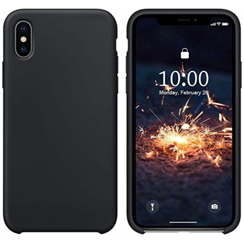  Чохол для iPhone XS Max Silicone Case Full /black/