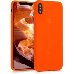  Чохол для iPhone XS Max Silicone Case Full /orange/