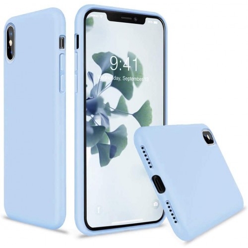  Чохол для iPhone XS Max Silicone Case Full /sea blue/