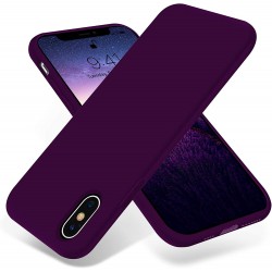  Чохол для iPhone XS Max Silicone Case Full /ultra violet/
