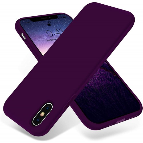  Чохол для iPhone XS Max Silicone Case Full /ultra violet/