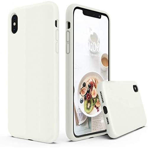  Чохол для iPhone XS Max Silicone Case Full /white/