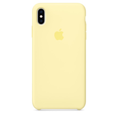  Чохол для iPhone XS Max Silicone Case OEM /mellow yellow/