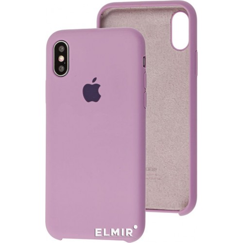  Чохол для iPhone XS Silicone Case copy /blueberry/
