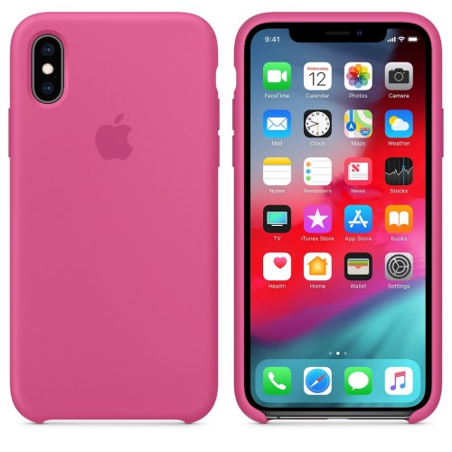  Чохол для iPhone XS Silicone Case copy /dragon fruit/