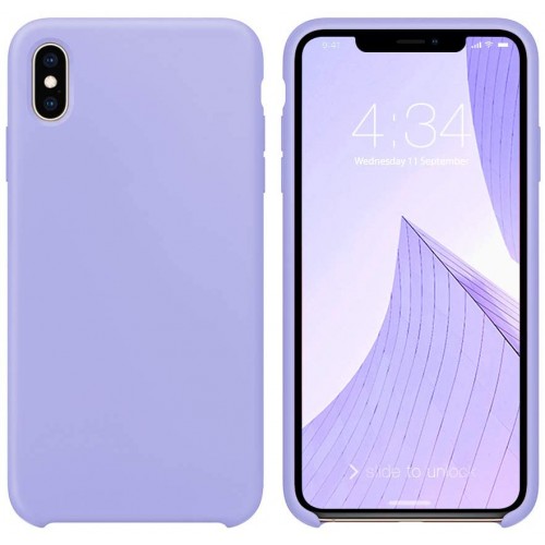  Чохол для iPhone XS Silicone Case copy /lavender/