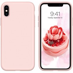  Чохол для iPhone XS Silicone Case copy /light pink/