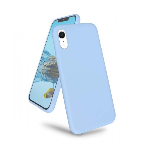  Чохол для iPhone XS Silicone Case copy /lilac cream/