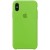  Чохол для iPhone XS Silicone Case copy /lime green/