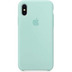  Чохол для iPhone XS Silicone Case copy /marine green/