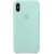  Чохол для iPhone XS Silicone Case copy /marine green/