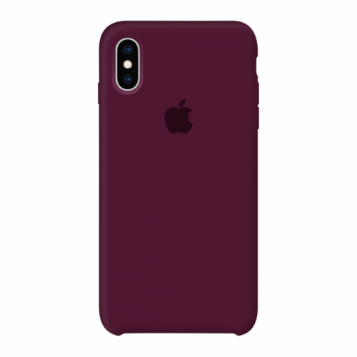  Чохол для iPhone XS Silicone Case copy /marsala/