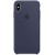  Чохол для iPhone XS Silicone Case copy /midnight blue/