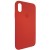  Чохол для iPhone XS Silicone Case copy /red raspberry/