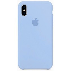  Чохол для iPhone XS Silicone Case copy /sky blue/