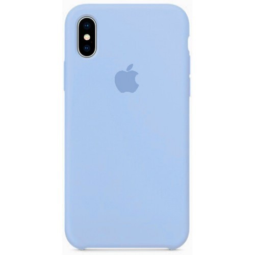  Чохол для iPhone XS Silicone Case copy /sky blue/