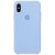  Чохол для iPhone XS Silicone Case copy /sky blue/