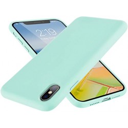  Чохол для iPhone XS Silicone Case copy /spearmint/
