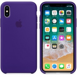  Чохол для iPhone XS Silicone Case copy /ultra violet/