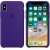  Чохол для iPhone XS Silicone Case copy /ultra violet/