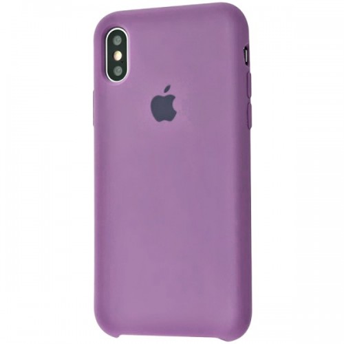  Чохол для iPhone XS Silicone Case Full /blueberry/