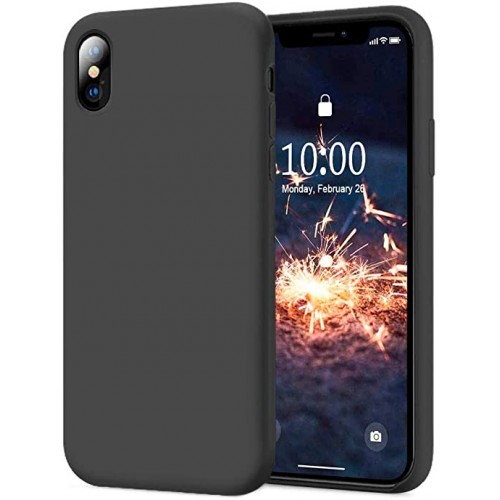  Чохол для iPhone XS Silicone Case Full /charcoal grey/