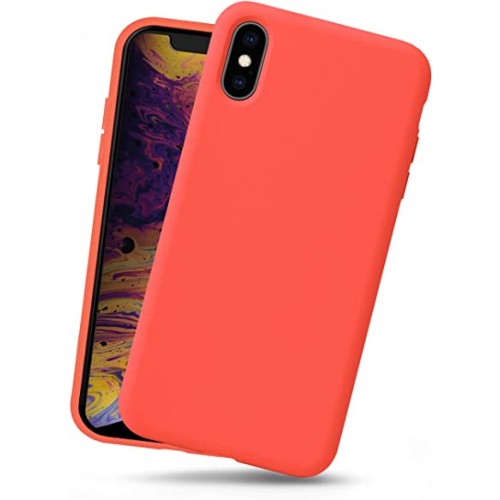  Чохол для iPhone XS Silicone Case Full /coral/