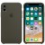 Чохол для iPhone XS Silicone Case Full /dark olive/