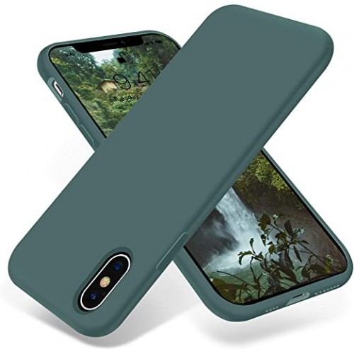  Чохол для iPhone XS Silicone Case Full /green/