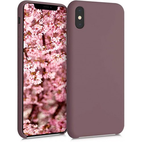  Чохол для iPhone XS Silicone Case Full /plum/