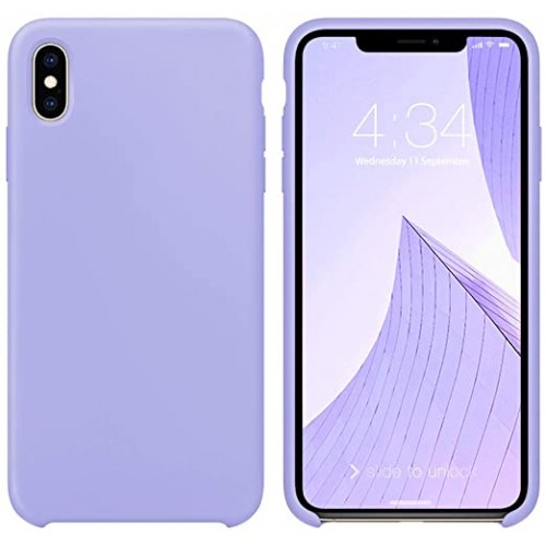  Чохол для iPhone XS Silicone Case Full /purple/