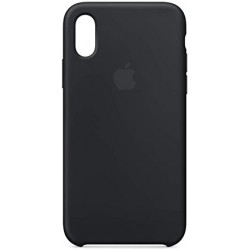  Чохол для iPhone XS Silicone Case OEM /black/