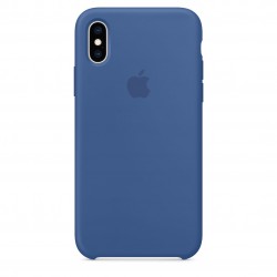  Чохол для iPhone XS Silicone Case OEM /delft blue/