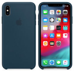  Чохол для iPhone XS Silicone Case OEM /pacific green/