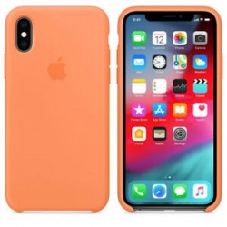  Чохол для iPhone XS Silicone Case OEM /papaya/