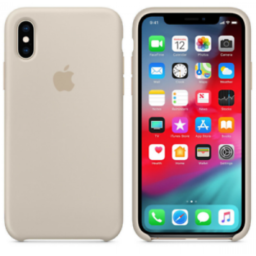  Чохол для iPhone XS Silicone Case OEM /stone/