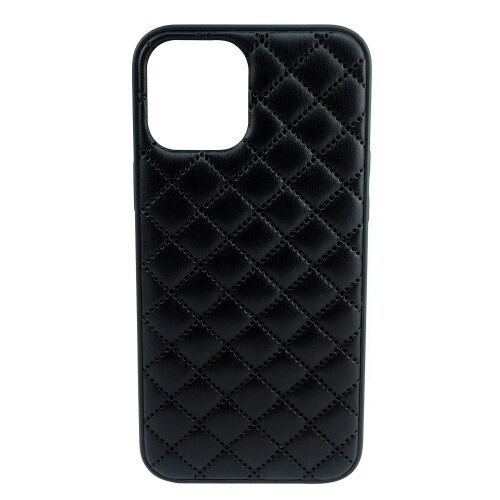 Чохол iPhone 11 Pro Max Quilted Leather case /black/