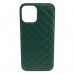 Чохол iPhone 11 Pro Max Quilted Leather case /green/