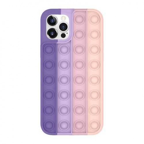 Чохол iPhone 11 Pro Silicone Pop it TOP /pink glycine/