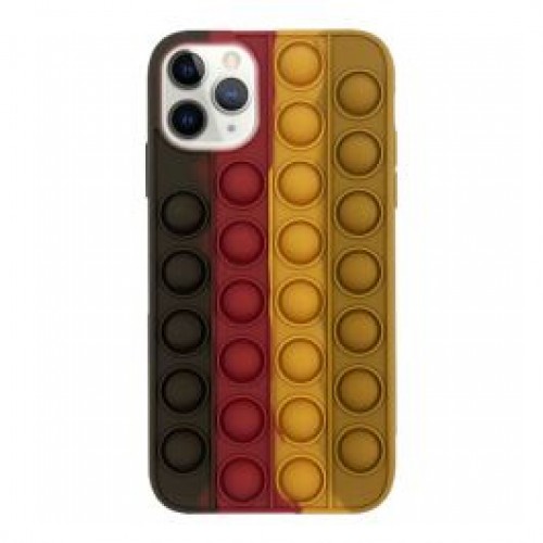 Чохол iPhone 11 Silicone Pop it /brown/