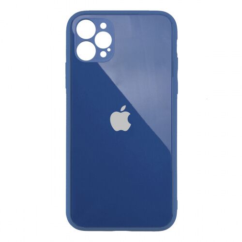 Чохол iPhone 12 /6,1''/ Glass Pastel Full Camera /deep navy/